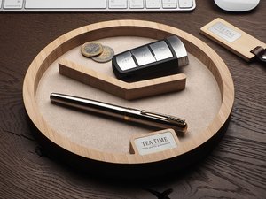 Schreibtisch-Organizer aus Holz 1817292
